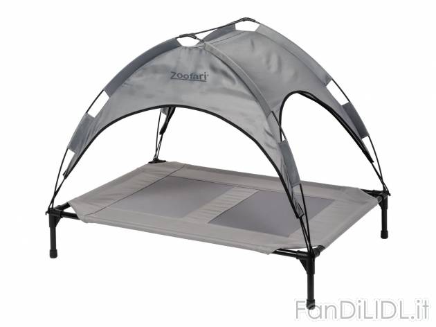 Lettino per cani con parasole Zoofari, prezzo 24.99 &#8364; 
- Parasole rimovibile
- ...