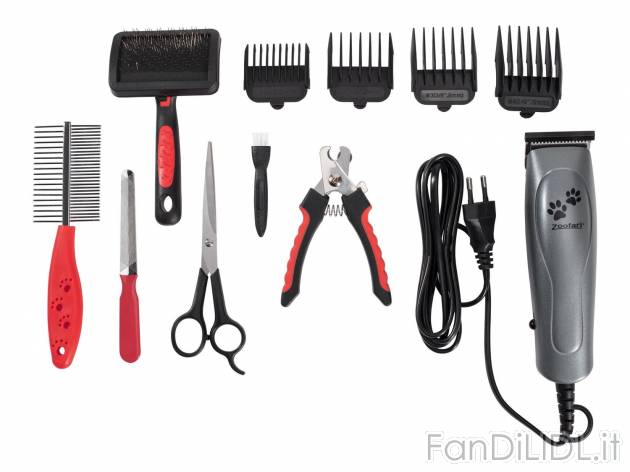Set per la toelettatura di animali domestici Zoofari, prezzo 19.99 &#8364; 
- ...