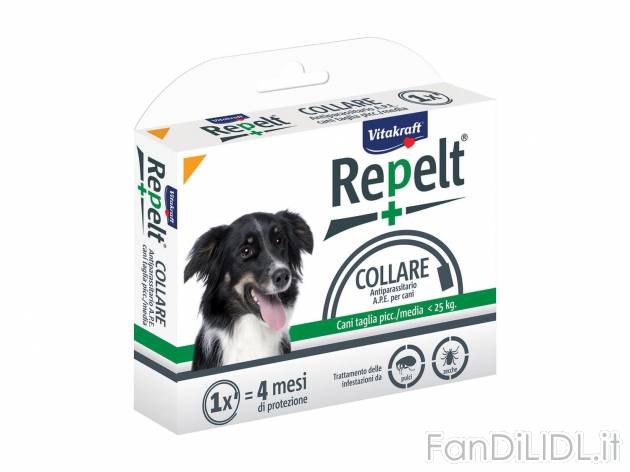 Collare antiparassitario Vitakraft, prezzo 3.89 &#8364; 
- Per gatti o per cani ...