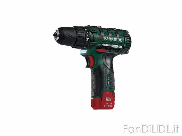 Trapano avvitatore ricaricabile Parkside, prezzo 39,99 € per Alla confezione 
- ...