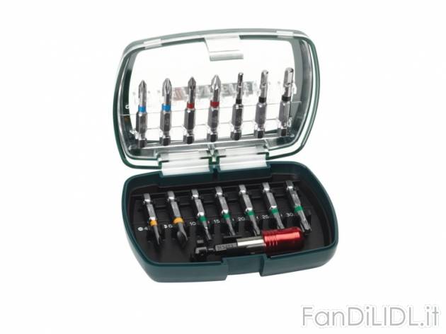 Set bit per trapano avvitatore Parkside, prezzo 9,99 &#8364; per Al set 
- A ...