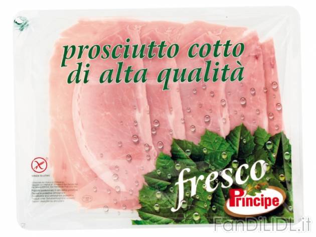 Prosciutto cotto a fette senza glutine , prezzo 1,99 &#8364; per 120 g, € ...