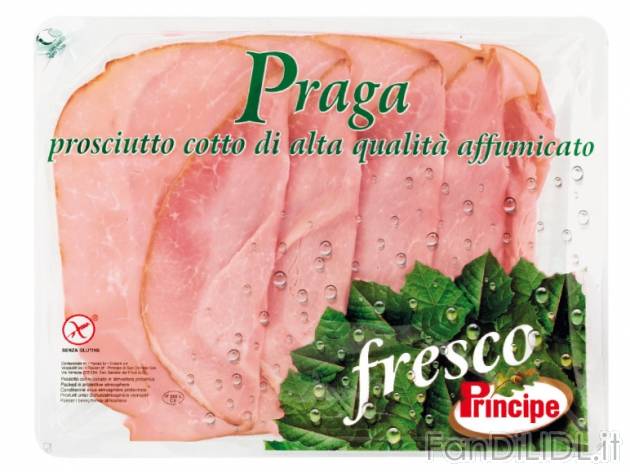 Prosciutto cotto di Praga a fette senza glutine , prezzo 1,49 &#8364; per 100 ...