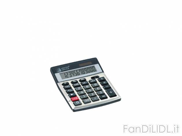 Calcolatrice da tavolo United Office, prezzo 3,99 &#8364; per Alla confezione ...