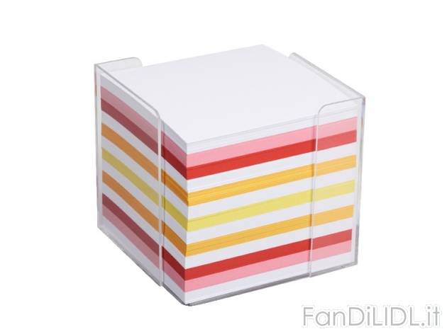 Cubo portafoglietti United Office, prezzo 1,99 &#8364; per Alla confezione 
- ...