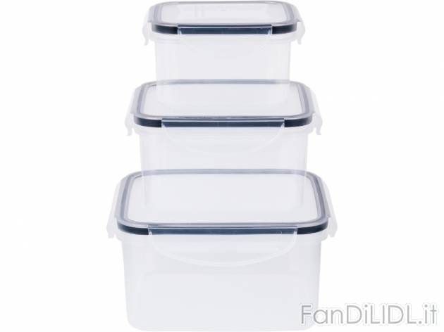 Set contenitori salvafreschezza, 3 pezzi Ernesto, prezzo 3.99 &#8364; 
- Coperchio ...