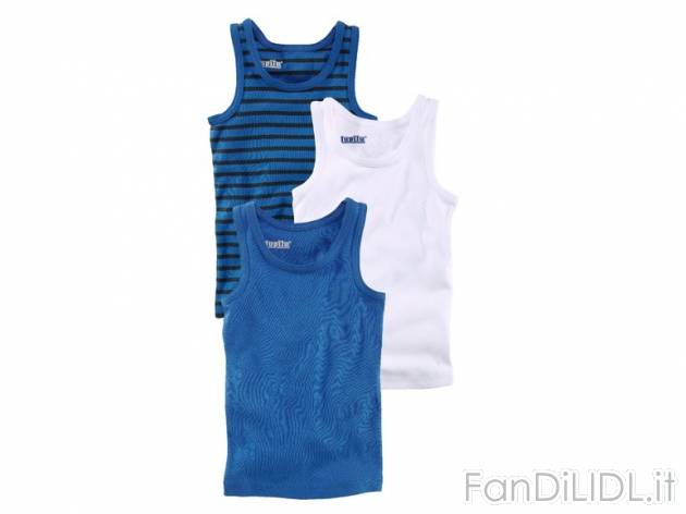 Canotta da bambino Lupilu, prezzo 4,99 &#8364; per Alla confezione 
- Piacevole ...