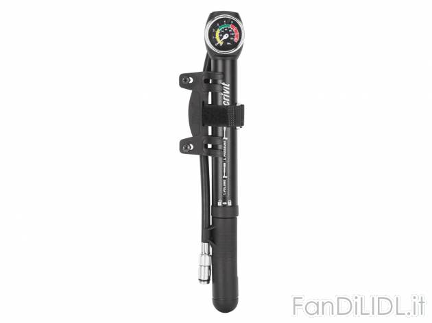 Kit riparazione bici o mini pompa , prezzo 6.99 &#8364;  

- crivit