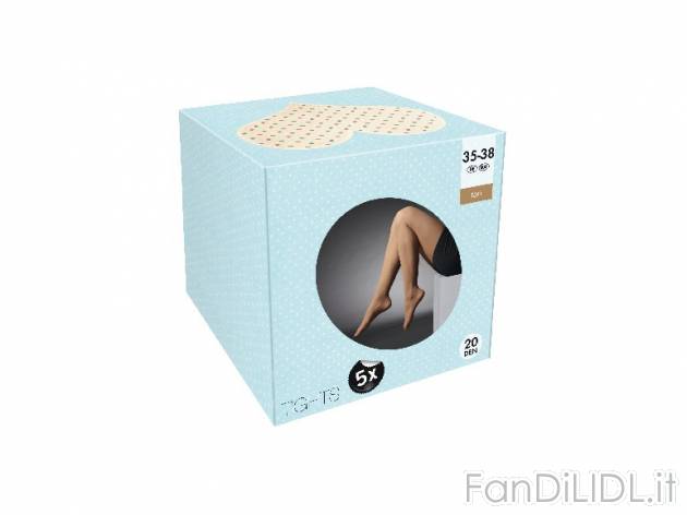 Collant 20 DEN Esmara, prezzo 2,99 &#8364; per Alla confezione 
- Punta del ...