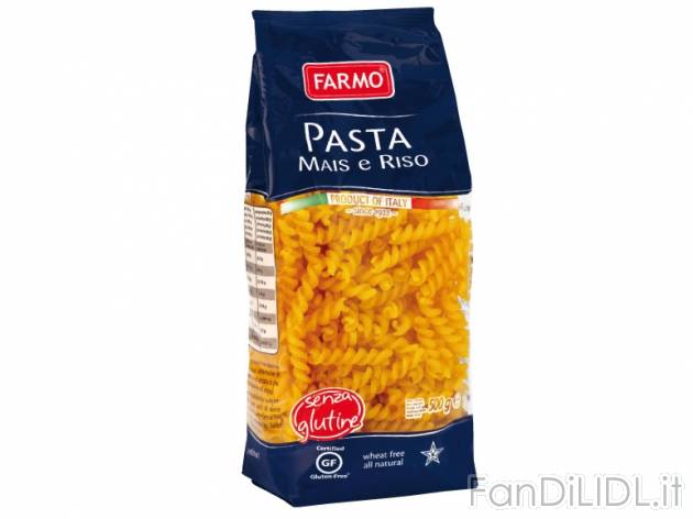 Penne rigate/ Fusilli/ Spaghetti senza glutine , prezzo 1,49 &#8364; per 500 ...