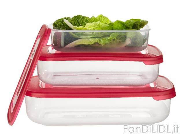 Set contenitori salvafreschezza Ernesto, prezzo 2,49 &#8364; per Al set 
- ...