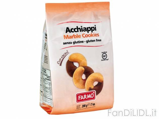 Frollini con cacao senza glutine , prezzo 1,49 &#8364; per 200 g, € 7,45/kg ...