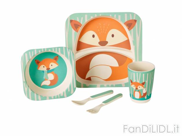 Set stoviglie per bambini, 5 pezzi Ernesto, prezzo 7.99 &#8364; 
- In materiale ...
