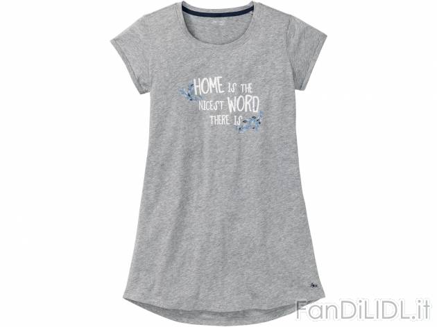 Maxi t-shirt da notte per donna Esmara Lingerie, prezzo 4.99 &#8364;  
-  Puro cotone