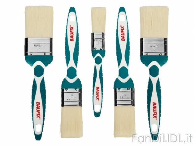 Set pennelli , prezzo 4,99 &#8364; per Al set 
- Per vernici, velature e pitture ...