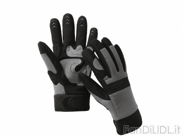Guanti da lavoro Powerfix, prezzo 6,99 &#8364; per Al paio 
- Punte delle dita ...