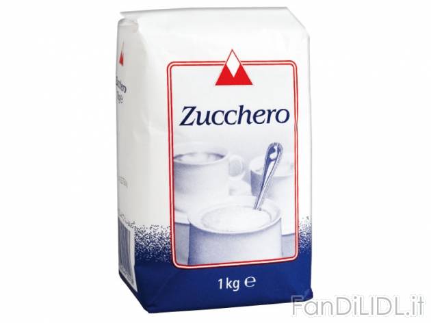 Zucchero semolato , prezzo 0,95 &#8364; per 1 kg 
-  Indispensabile in cucina