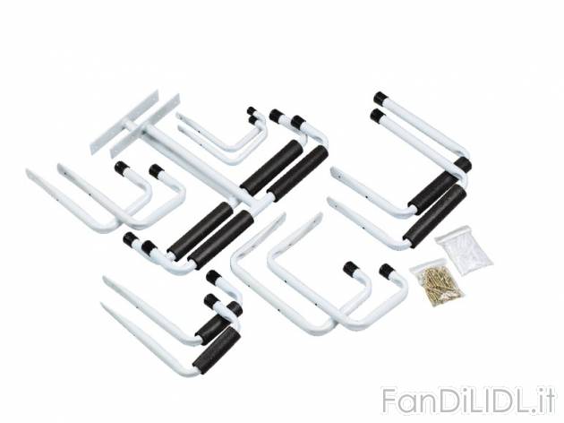 Set ganci multiuso Powerfix, prezzo 15,99 &#8364; per Al set 
- Per riporre ...