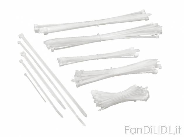 Set fascette fermacavo Powerfix, prezzo 2,99 &#8364; per Al set 
- In diverse ...