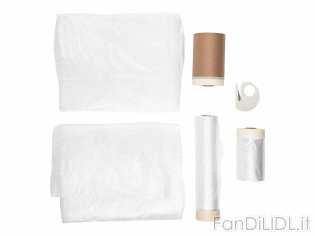 Set teli protettivi, 6 pezzi Powerfix, prezzo 4.99 &#8364; 
- 2 x pellicola ...