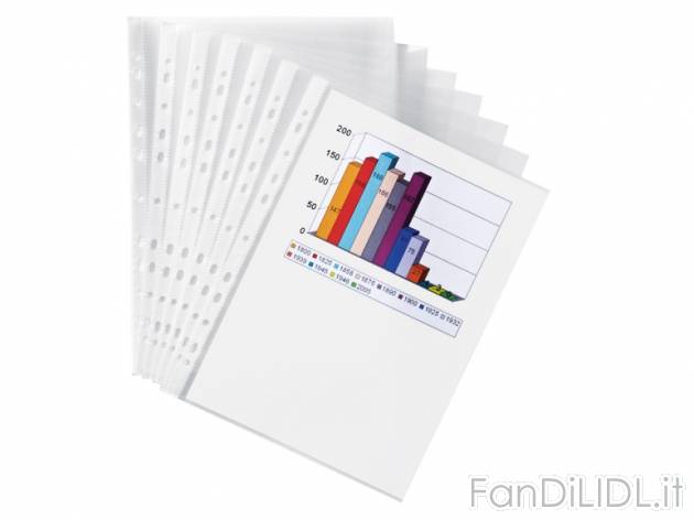 Buste trasparenti A4 United Office, prezzo 1,49 &#8364; per Alla confezione ...