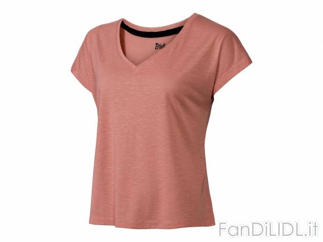 T-shirt sportiva da donna Crivit, prezzo 4.99 &#8364; 
- Si asciuga rapidamente
- ...