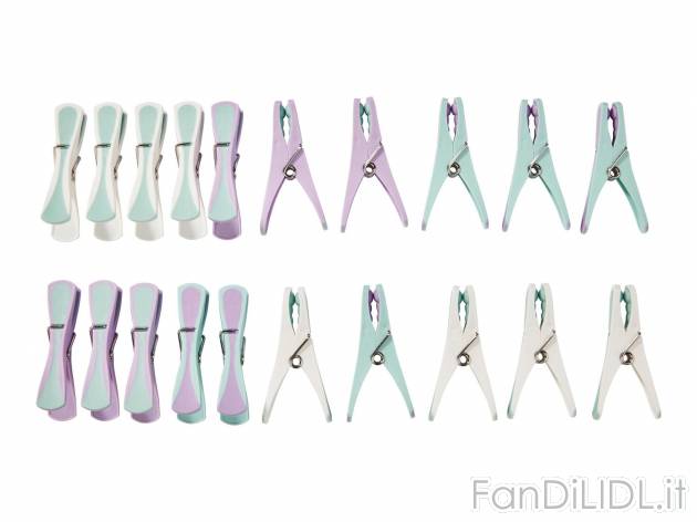 Set mollette, 20 pezzi AquaPur, prezzo 2.99 &#8364;  

- 3 anni garanzia Italia