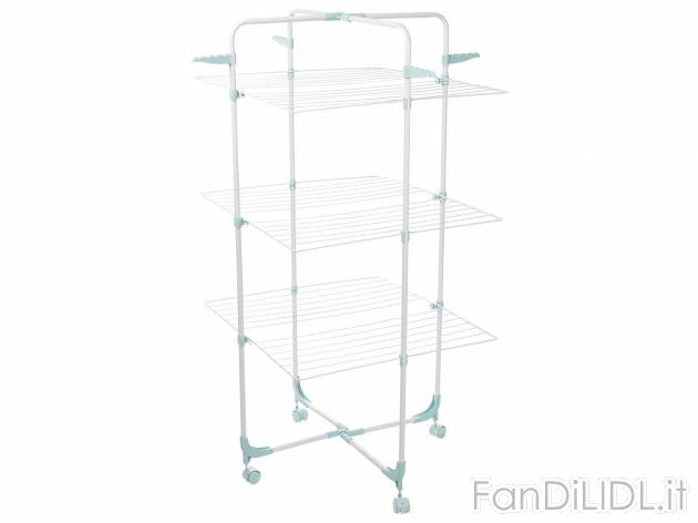 Stendibiancheria a torre AquaPur, prezzo 19.99 &#8364; 
- 4 supporti ruotabili ...