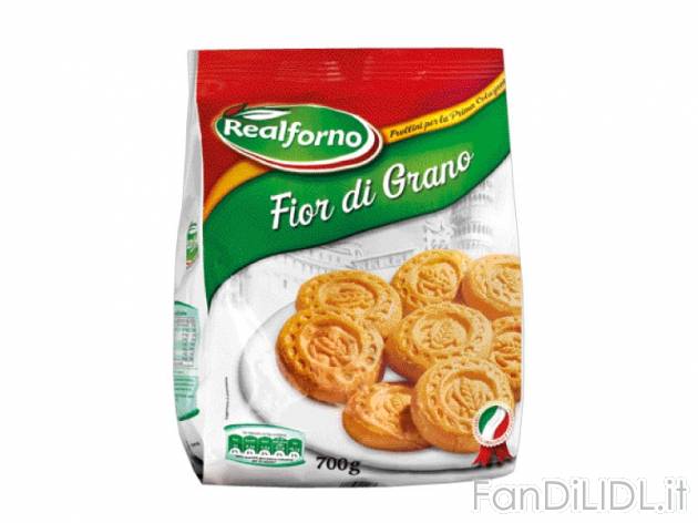 Frollini Fior di Grano , prezzo 1,29 &#8364; per 700g, € 1,84/kg EUR.