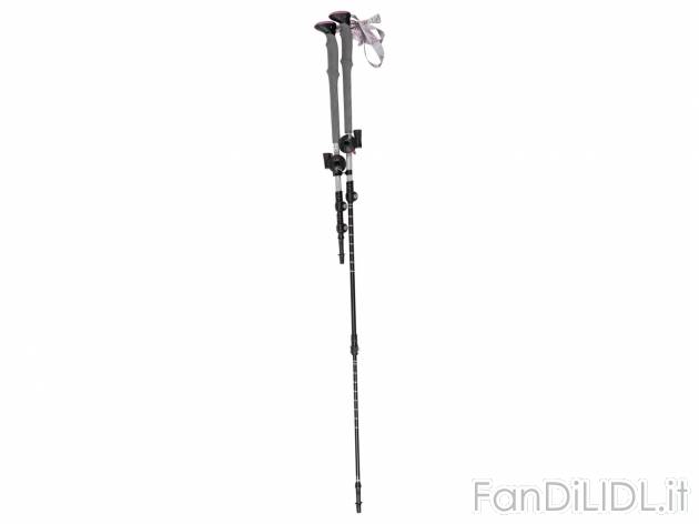 Bastoni telescopici da trekking, 2 pezzi Crivit, prezzo 19.99 &#8364; 
- Funzione ...
