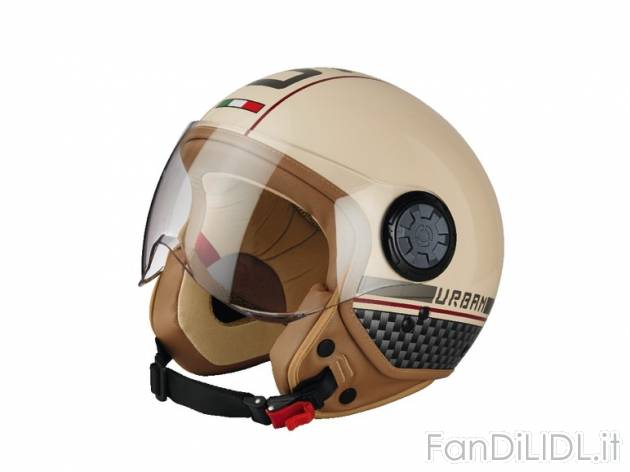 Casco jet , prezzo 29,99 &#8364; per Alla confezione 
- Visiera con rivestimento ...