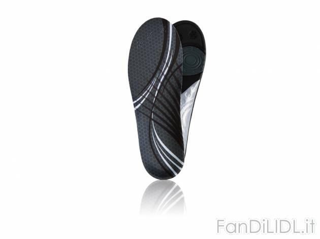 Solette anatomiche da running , prezzo 4.99 &#8364; per Al paio 
- Con Pad ...