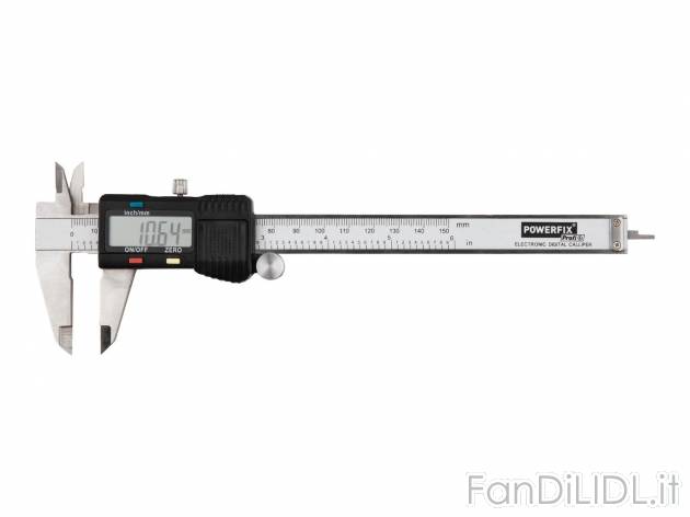 Calibro o goniometro digitale Powerfix, prezzo 9.99 &#8364; 
- Batteria inclusaCalibro
- ...