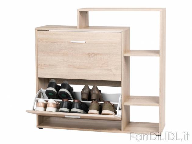 Mobile per ingresso con scarpiera Livarno Living, prezzo 79.00 &#8364; 
- Pratico ...