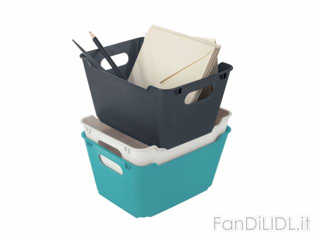Contenitore impilabile Cassetti, prezzo 2.99 &#8364; 
- 1x 12 L, 2x 6 L o 3x ...