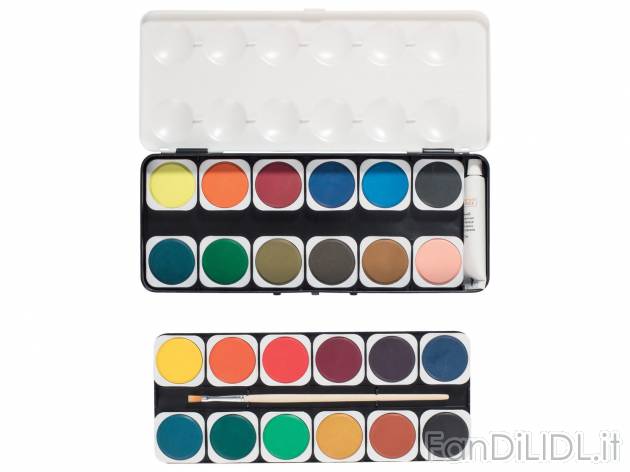 Set acquerelli, 24 pezzi United Office, prezzo 3.99 &#8364; 
- 24 pezzi
- 2 ...