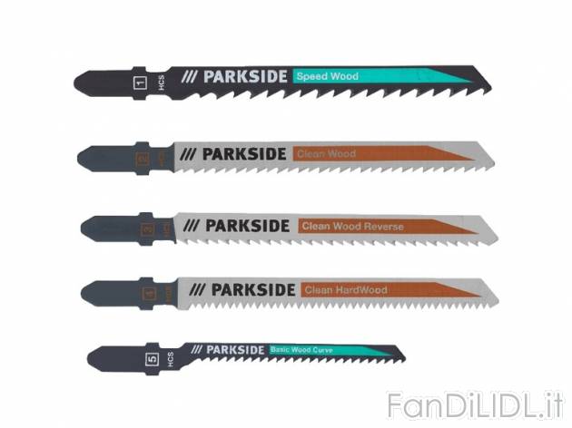 Set lame per seghetto a pendolo Parkside, prezzo 3,99 &#8364; per Al set 
- ...