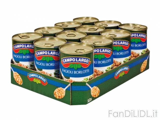 Fagioli Borlotti , prezzo 3,15 &#8364; per 12x240g, € 1,09/kg EUR. 
- 1 pezzo ...