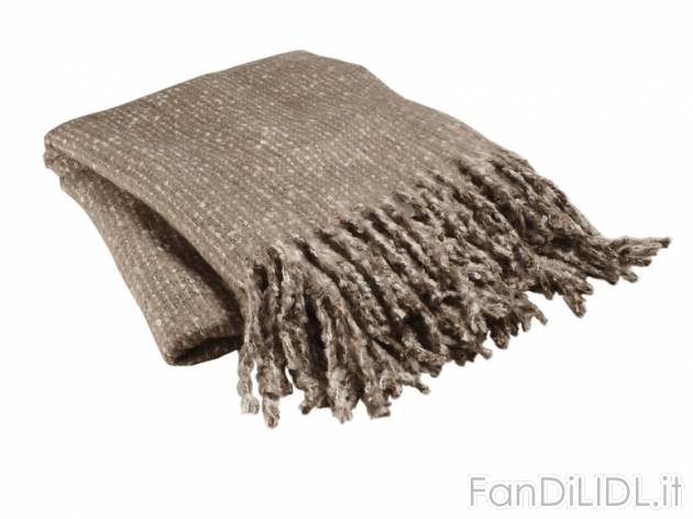 Plaid 130x170 cm con frange Meradiso, prezzo 14,99 &#8364; per Alla confezione ...