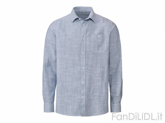 Camicia da uomo Livergy, prezzo 9.99 &#8364;  
-  In puro cotone
- Oeko tex NEW