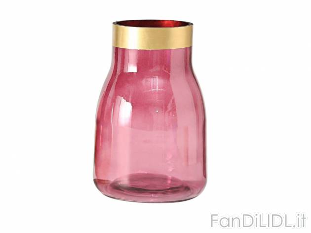 Vaso, portalumini o set 3 portalumini Melinera, prezzo 3.99 &#8364; 
- In vetro ...