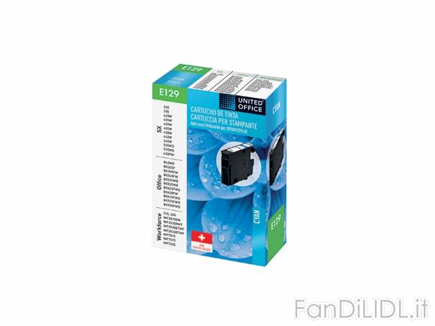 Cartuccia per stampanti “HP” o “Epson” United Office, prezzo 2,99 &#8364; ...