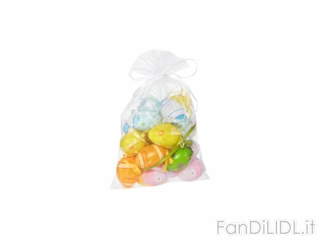 Set uova decorative pasquali Melinera, prezzo 2,49 &#8364; per Alla confezione ...