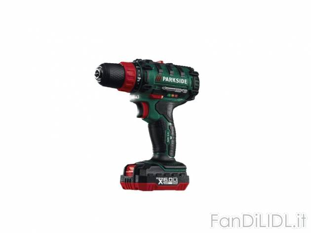 Trapano avvitatore ricaricabile Parkside, prezzo 39,99 &#8364; per Alla confezione ...