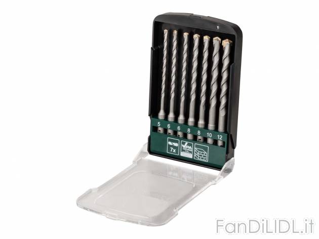 Set punte per trapano, 7 pezzi Parkside, prezzo 4.99 &#8364; 
- Utilizzabili ...