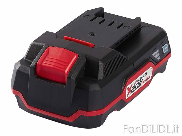 Batteria 2Ah Parkside, prezzo 16.99 &#8364; 
- Con indicatore dello stato di ...