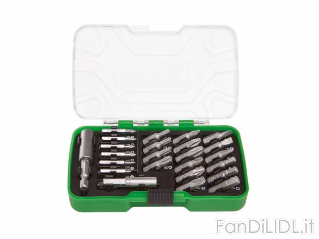Set punte/bit per trapano Powerfix, prezzo 3.99 &#8364; 
- 17, 22 o 24 pezzi
- ...