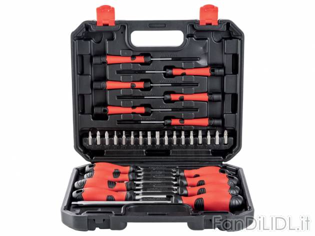 Set cacciaviti, 32 pezzi Powerfix, prezzo 8.99 &#8364; 
- In acciaio al cromo ...