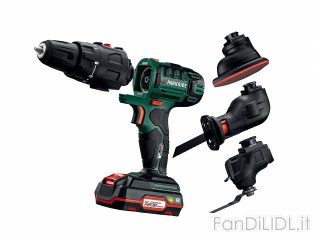 Attrezzo multifunzione ricaricabile 4 in 1 Parkside, prezzo 69.00 € 
- Sostituzione ...