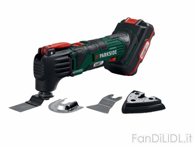 Elettroutensile multiuso ricaricabile Parkside, prezzo 49.00 € 
- Sostituzione ...